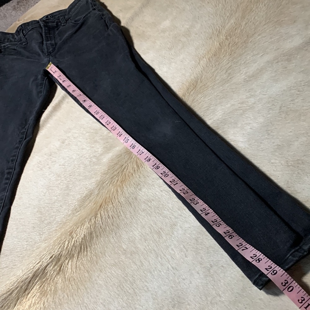 ABERCROMBIE & FITCH Simone High Rise Super Skinny Black Jeans / JEGGINGS Size 4L - Picture 7 of 9